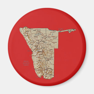 Namibia-Kartenmagnet Magnet
