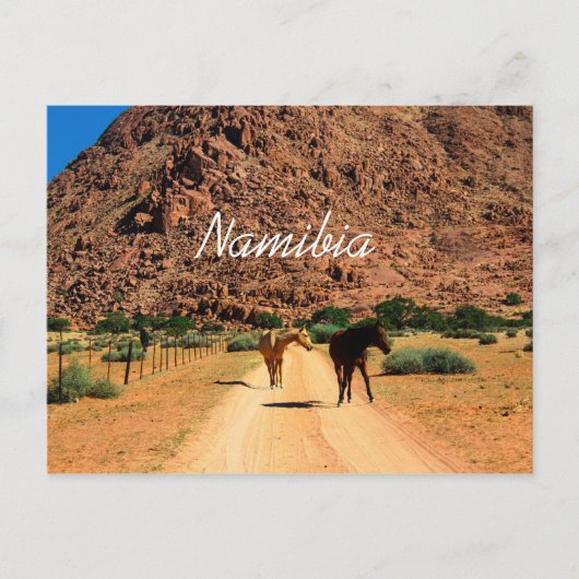 Namibia Koiimasis Ranch Tiras Berge Landschaft Postkarte (Vorderseite)
