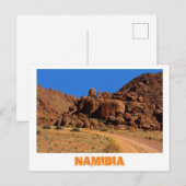 Namibia Koiimasis Ranch Tiras Berge Landschaft Postkarte (Vorne/Hinten)