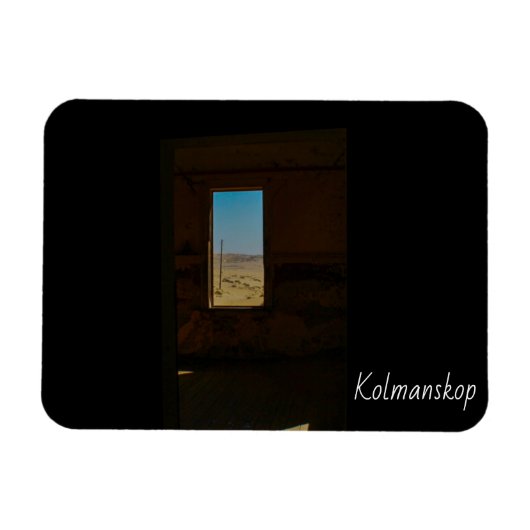 Namibia Kolmanskop House Dünenlandschaft Geisterst Magnet (Horizontal)