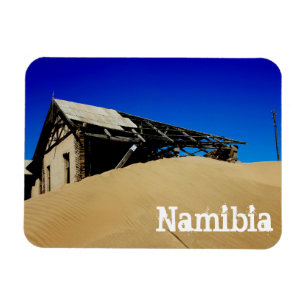 Namibia Kolmanskop House Dünenlandschaft Geisterst Magnet