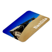 Namibia Kolmanskop House Dünenlandschaft Geisterst Magnet (Linke Seite)