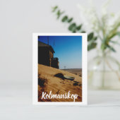 Namibia Kolmanskop House Dünenlandschaft Geisterst Postkarte (Stehend Vorderseite)