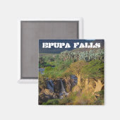 Namibia Kunene River Epupa Falls Landscape Baobabs Magnet (Vorderseite/Rückseite)