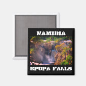 Namibia Kunene River Epupa Falls Landscape Baobabs Magnet (Vorderseite/Rückseite)