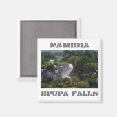 Namibia Kunene River Epupa Falls Landscape Baobabs Magnet (Vorderseite/Rückseite)