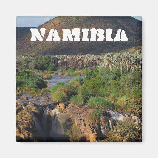 Namibia Kunene River Epupa Falls Landschaft Natur Magnet (Vorne)