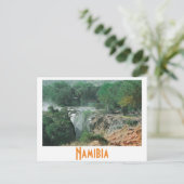 Namibia Kunene River Epupa Falls Landschaft Natur Postkarte (Stehend Vorderseite)
