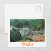 Namibia Kunene River Epupa Falls Landschaft Natur Postkarte (Vorne/Hinten)