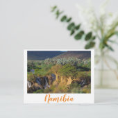 Namibia Kunene River Epupa Falls Landschaft Natur Postkarte (Stehend Vorderseite)