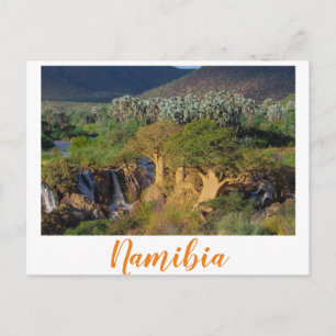 Namibia Kunene River Epupa Falls Landschaft Natur Postkarte