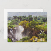 Namibia Kunene River Epupa Falls Landschaft Natur Postkarte (Vorne/Hinten)