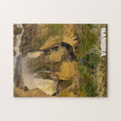 Namibia Kunene River Epupa Falls Landschaft Natur Puzzle (Horizontal)