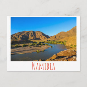 Namibia Kunene River Landschaft Natur Postkarte