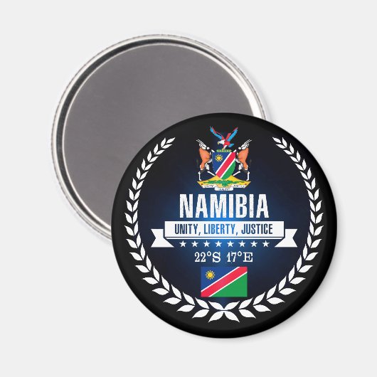 Namibia Magnet (Vorderseite/Rückseite)
