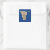 Namibia Map Sticker (Tasche)