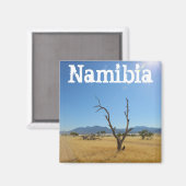 Namibia MarienŌ Savannah Landschaft Magnet (Vorderseite/Rückseite)