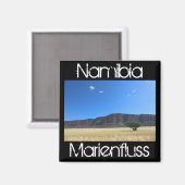 Namibia MarienŌ Savannah Landschaft Magnet (Vorderseite/Rückseite)