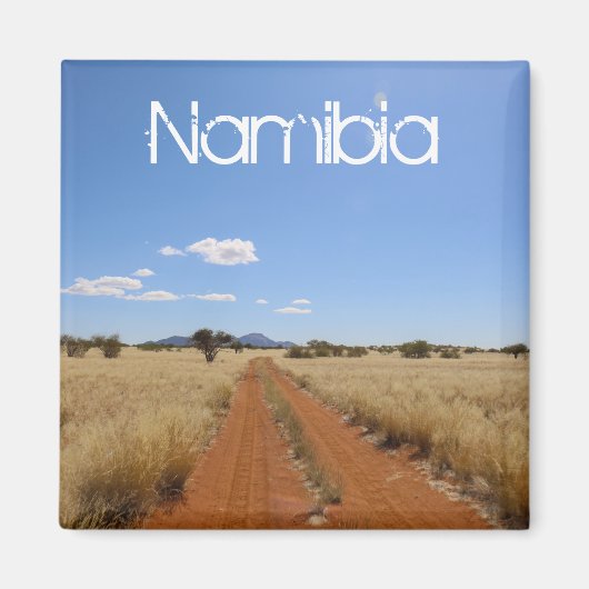Namibia MarienŌ Savannah Landschaft Magnet (Vorne)