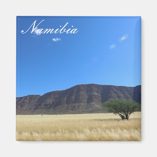 Namibia MarienŌ Savannah Landschaft Magnet (Vorne)