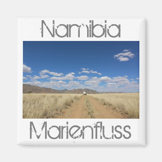 Namibia MarienŌ Savannah Landschaft Magnet (Vorne)
