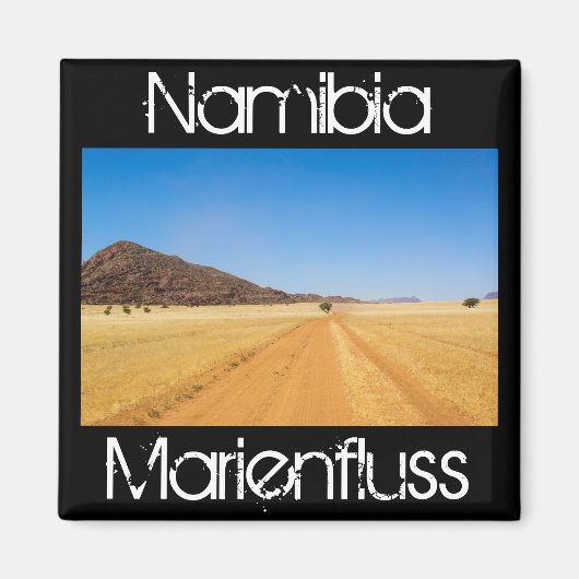 Namibia MarienŌ Savannah Landschaft Magnet (Vorne)