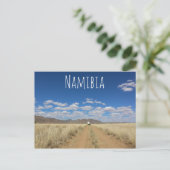 Namibia MarienŌ Savannah Landschaft Postkarte (Stehend Vorderseite)