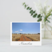 Namibia MarienŌ Savannah Landschaft Postkarte (Stehend Vorderseite)
