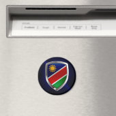 Namibia Metallic Emblem Magnet (In Situ (Geschirrspüler))