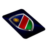 Namibia Metallic Emblem Magnet (Rechte Seite)