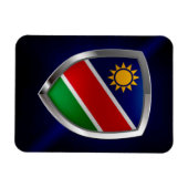 Namibia Metallic Emblem Magnet (Horizontal)