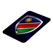 Namibia Metallic Emblem Magnet (Linke Seite)