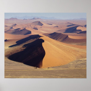 Namibia, Namib-Naukluft-Park. Luftansicht von Poster