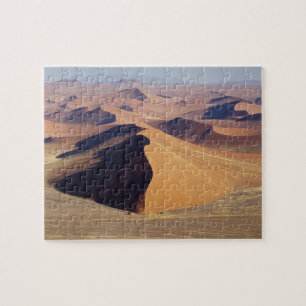 Namibia, Namib-Naukluft-Park. Luftaufnahme von Puzzle