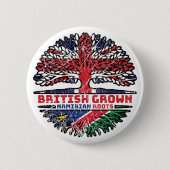 Namibia Namibia Britisch-UK Tree Roots Flag Button (Vorderseite)