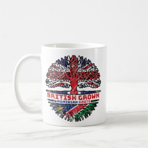 Namibia Namibia Britisch-UK Tree Roots Flag Kaffeetasse