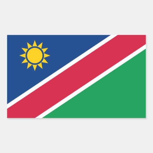 Namibia/Namibia Rechteckiger Aufkleber (Vorderseite)