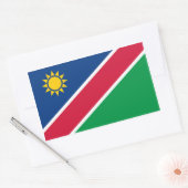 Namibia/Namibia Rechteckiger Aufkleber (Umschlag)
