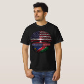 Namibia, Namibia, USA, Tree Roots Flag T-Shirt (Vorne ganz)