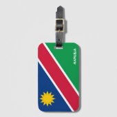 Namibia National Flag Patriotic Gepäckanhänger (Vorderseite Vertikal)