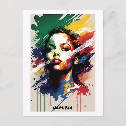 Namibia Postcard - Welt der Frauen-Sammlung Postkarte (Vorderseite)