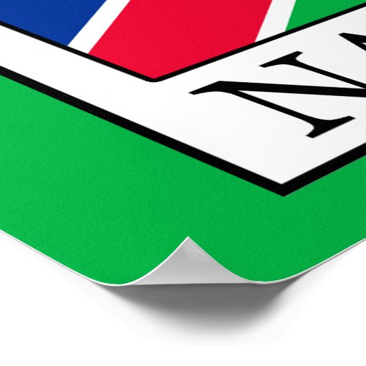 Namibia Poster (Ecke)