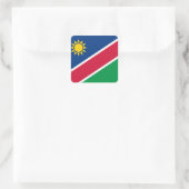 Namibia Quadratischer Aufkleber (Tasche)