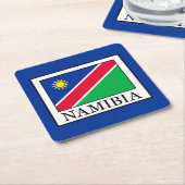 Namibia Rechteckiger Pappuntersetzer (angewinkelt)