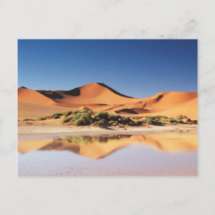 Namibia, Region Sossusvlei, Sanddünen in der Wüste Postkarte