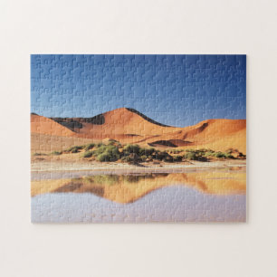 Namibia, Region Sossusvlei, Sanddünen in der Wüste Puzzle