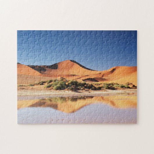 Namibia, Region Sossusvlei, Sanddünen in der Wüste Puzzle (Horizontal)