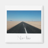 Namibia Road Highway Deep Landschaftsmagnet Magnet (Vorne)