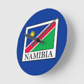 Namibia Runde Wanduhr (Winkel)