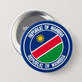 Namibia-RundEmblem Button (Vorne & Hinten)